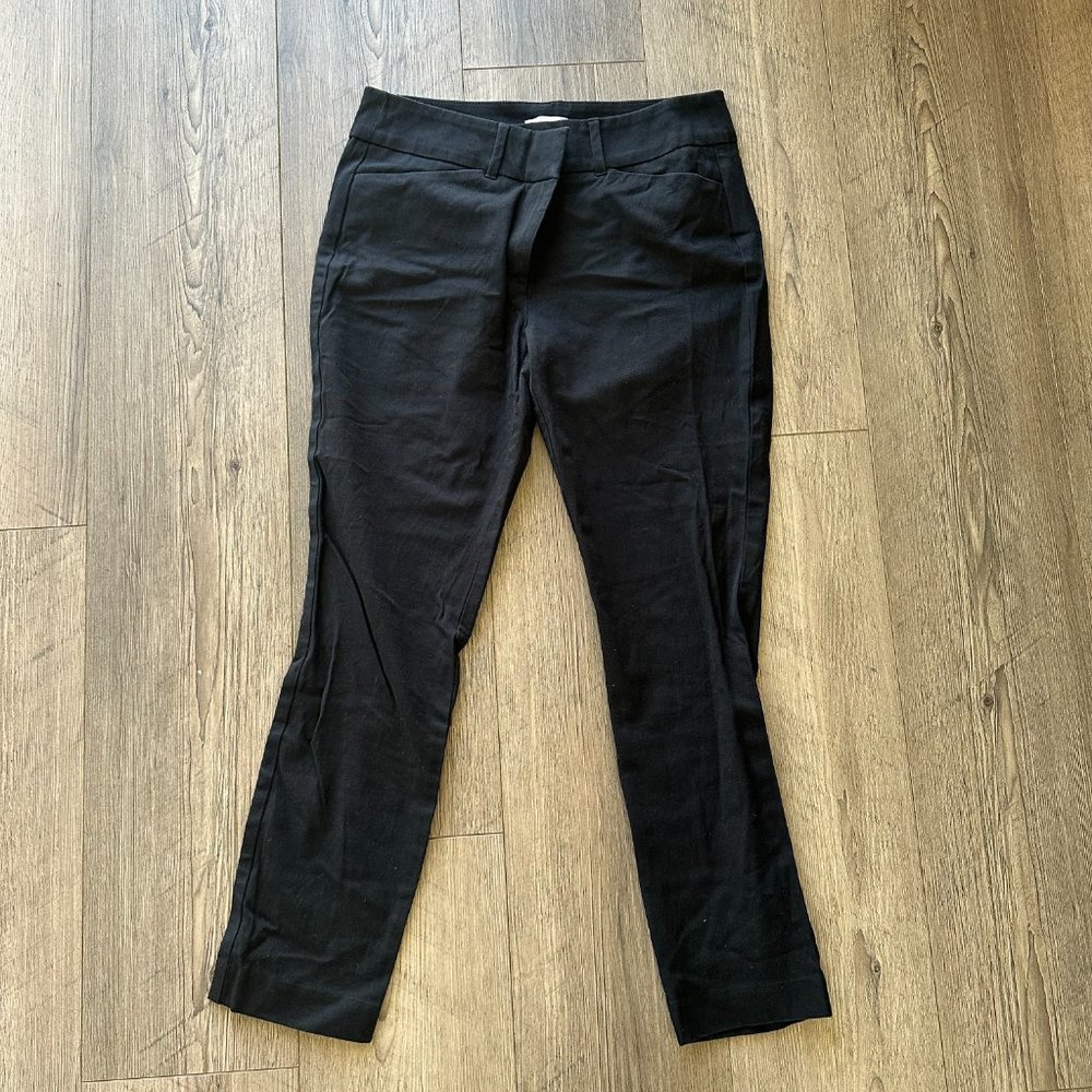 Skinny Ankle Dress Pants Black Size 6 LOFT - Picture 3 of 5
